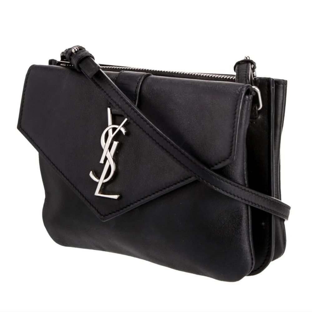 Saint Laurent Leather Tri Pocket Mini - Picture 2 of 4